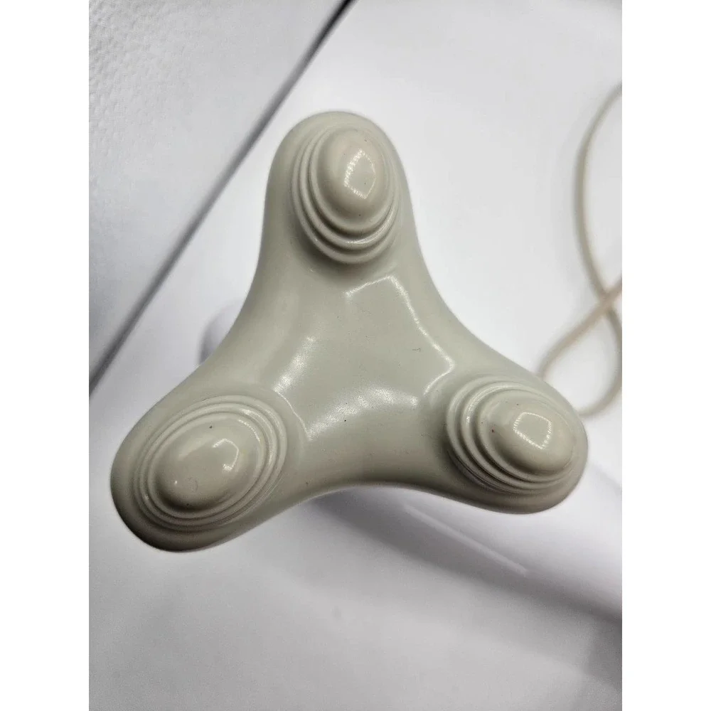 Sharper Image‎ Body Massager Tool Three Settings Two Massage Heads TESTED